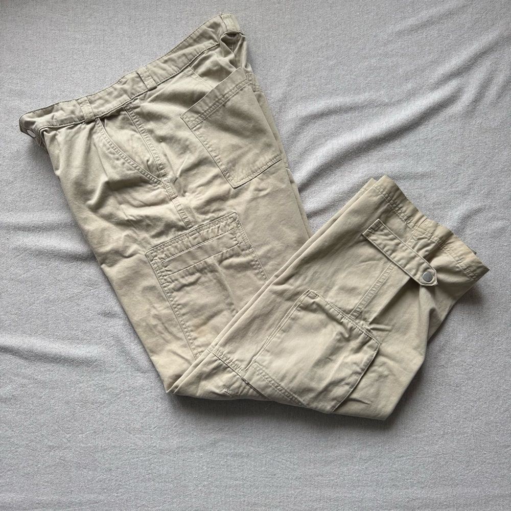 H&M Cotton cargo/carpenter Pants in Light Beige 12
